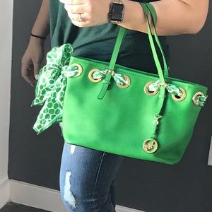 Michael Kors Green Purse.